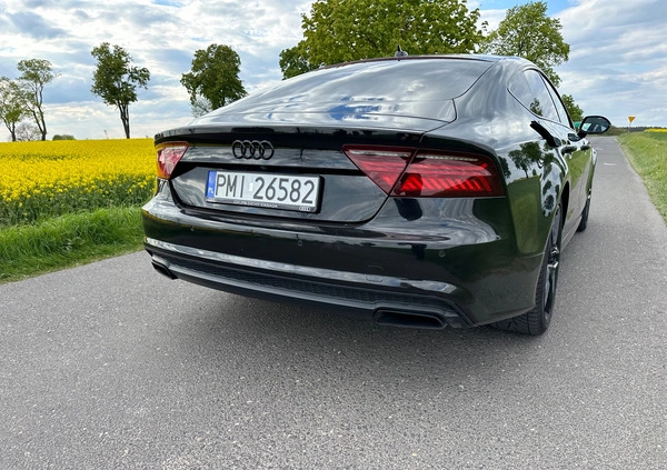 Audi A7 cena 155000 przebieg: 72000, rok produkcji 2017 z Sieraków małe 781